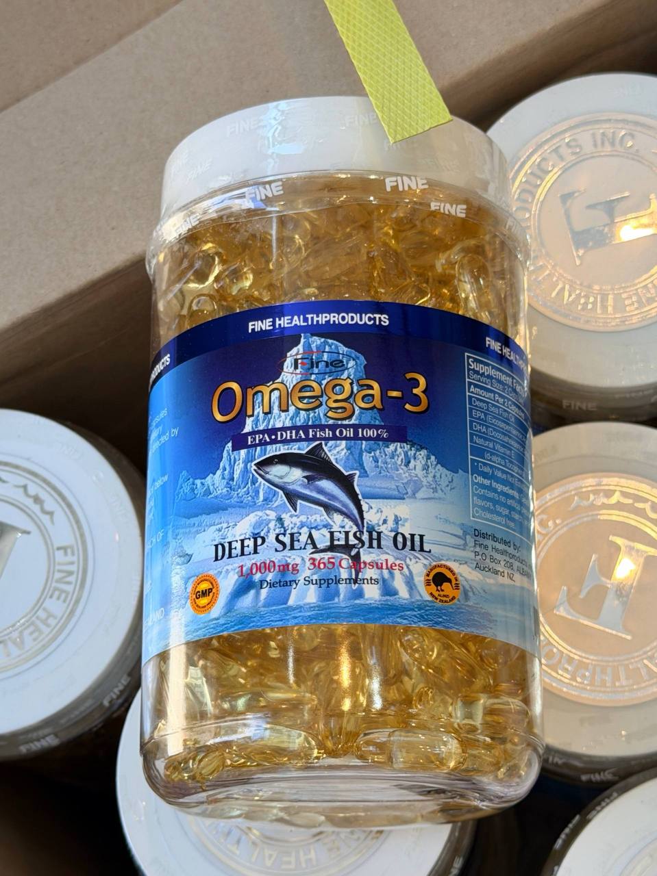 Fine Omega-3 1000 mg, 365 kapsula