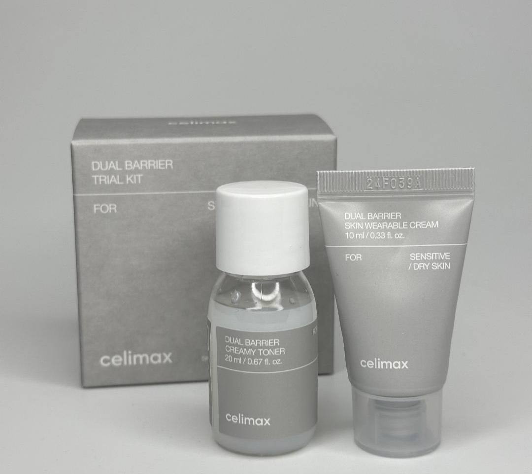 Celimax Dual Barrier toner va krem mini to‘plami